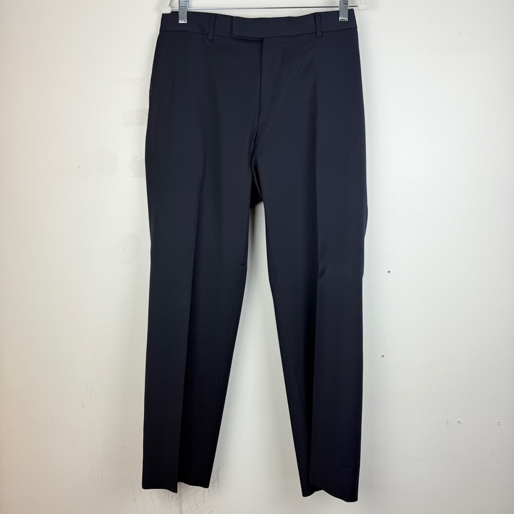 Hugo Boss James Black Wool Dress Pants Men’s 40R Tailored Trousers